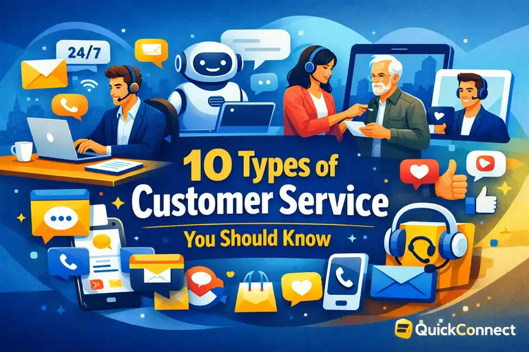 10 Types of Customer Service You Should Know