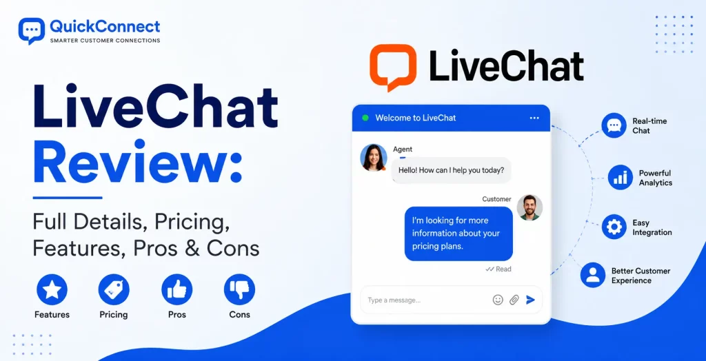 LiveChat Review: Full Details – Pricing, Features, Pros & Cons (2026)