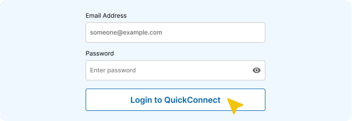 Sign Up on QuickConnect