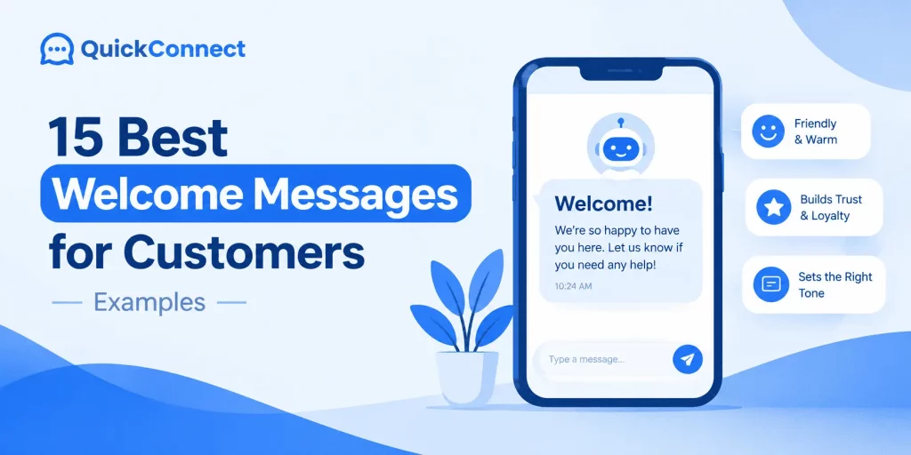 15 Best Welcome Messages for Customers Examples
